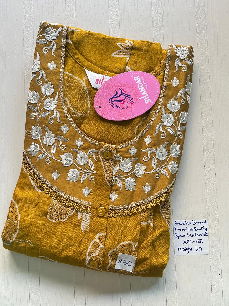 WhatsApp Image 2026-02-27 at 5.16.06 PM 00ASSXXL-160-SHANDAR XXL NIGHTY - Image 1