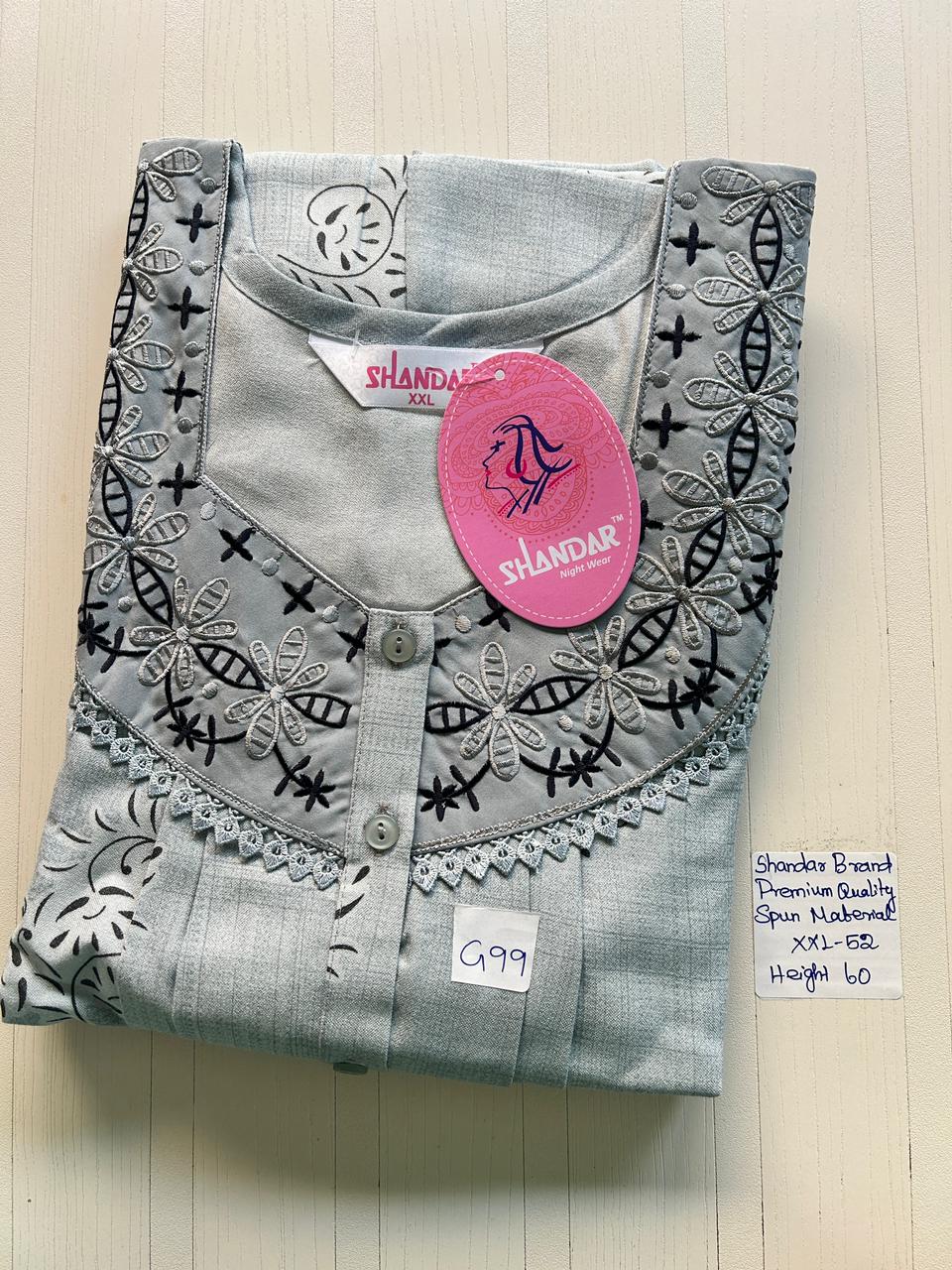 WhatsApp Image 2026-02-27 at 5.16.23 PM 00ASSXXL-187-SHANDAR XXL NIGHTY - Image 1