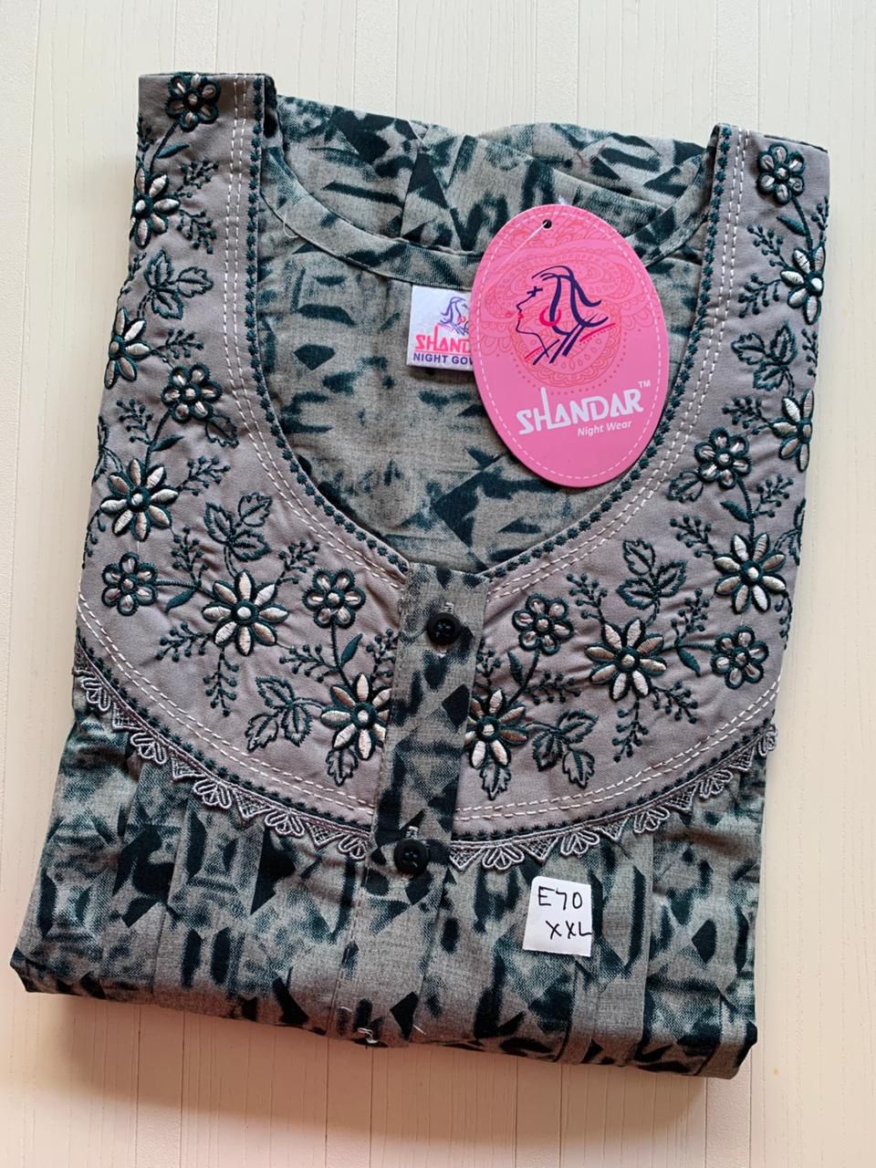 b46741f4-caf4-4c2e-8c26-02e6234cb13b 00ASSXXL-103-SHANDAR XXL NIGHTY - Image 1