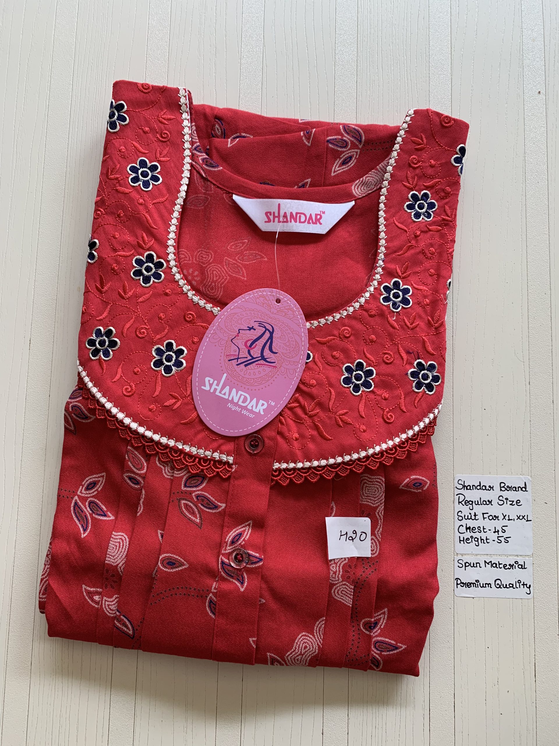 IMG_0146 00BB-SSS-031-Shandar Spun Nighty - Image 1