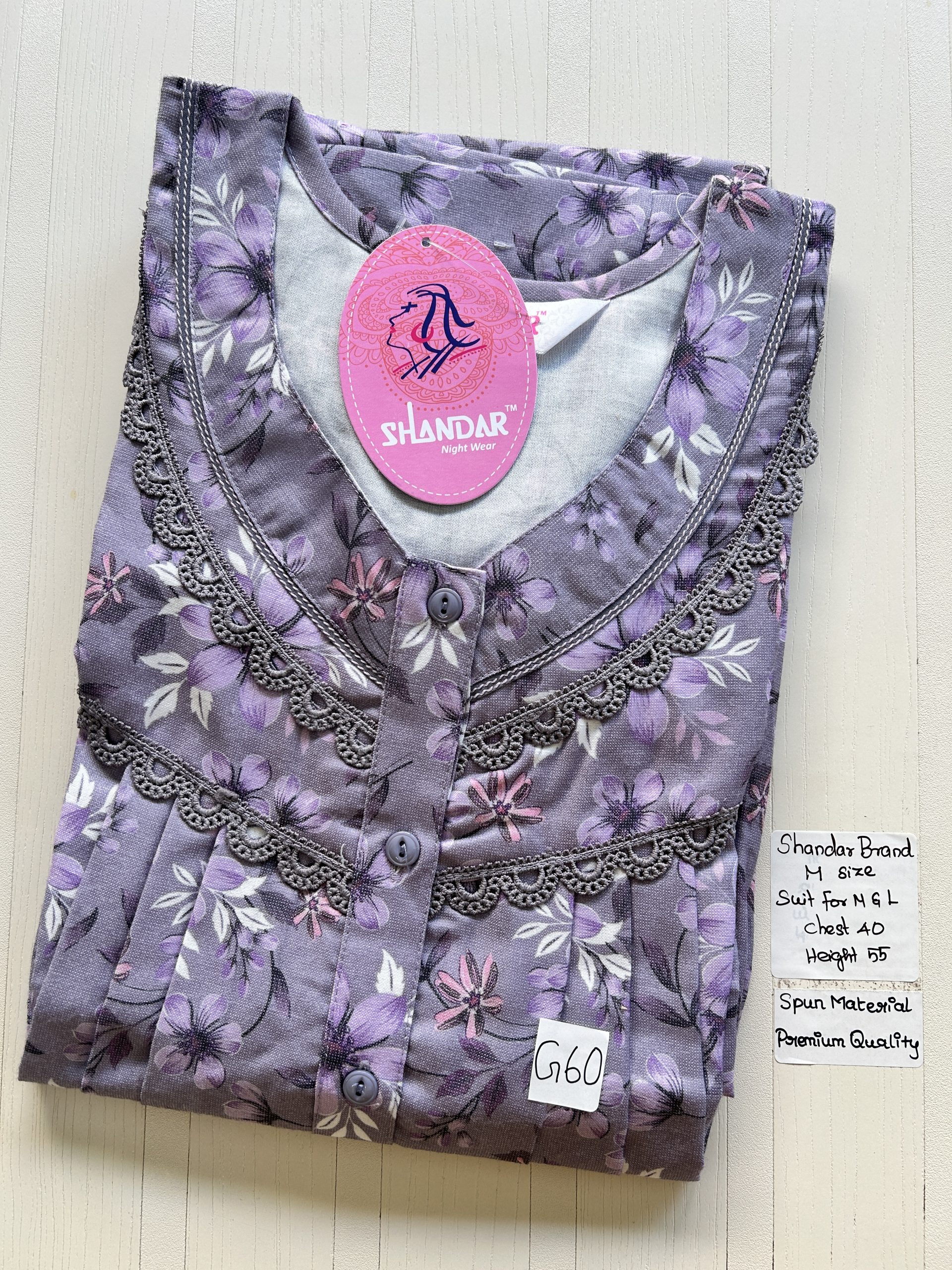 IMG_2351 00BB-SSS-019-Shandar Spun Nighty - Image 1