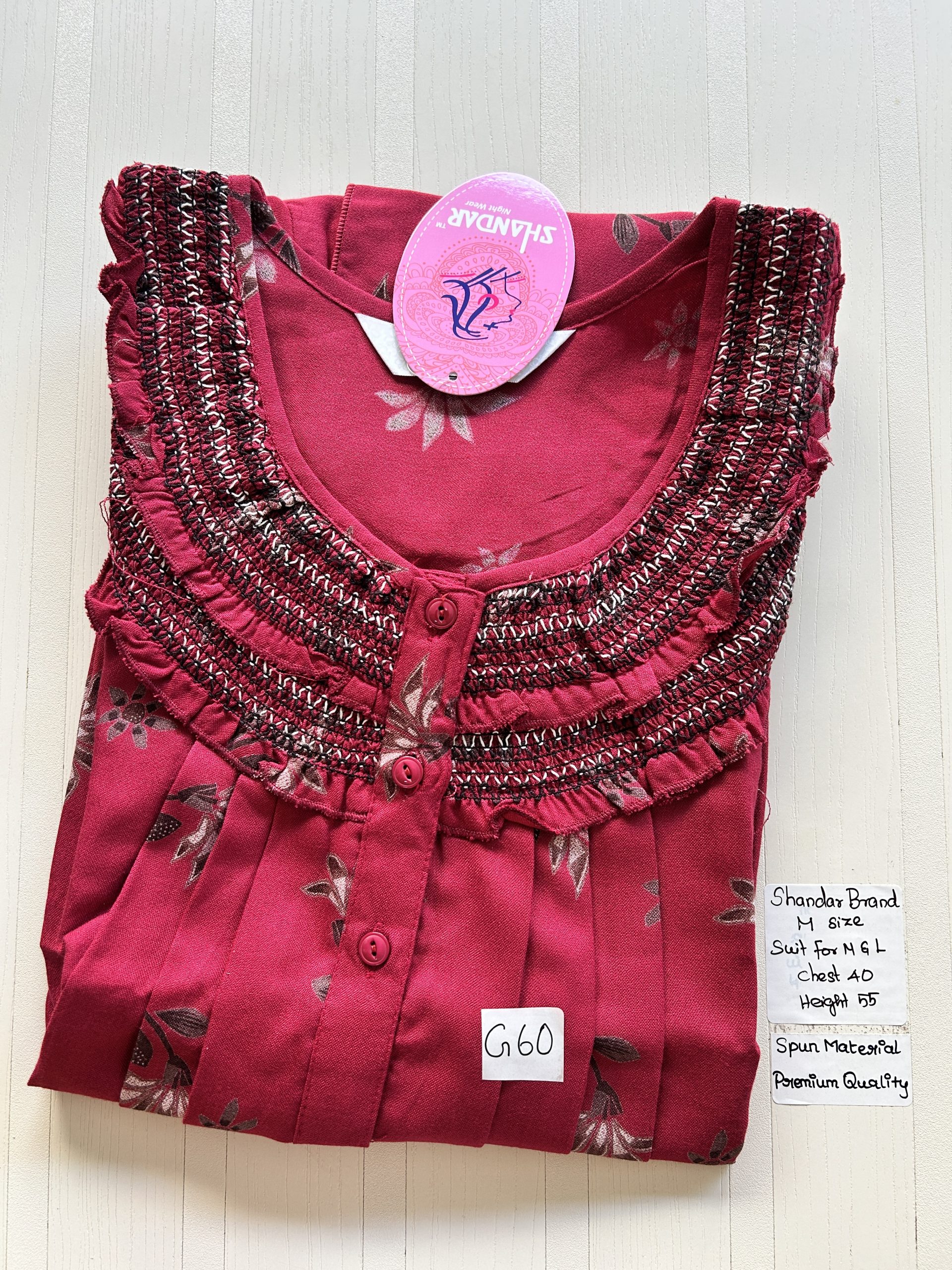 IMG_2360 00BB-SSS-018-Shandar Spun Nighty - Image 1