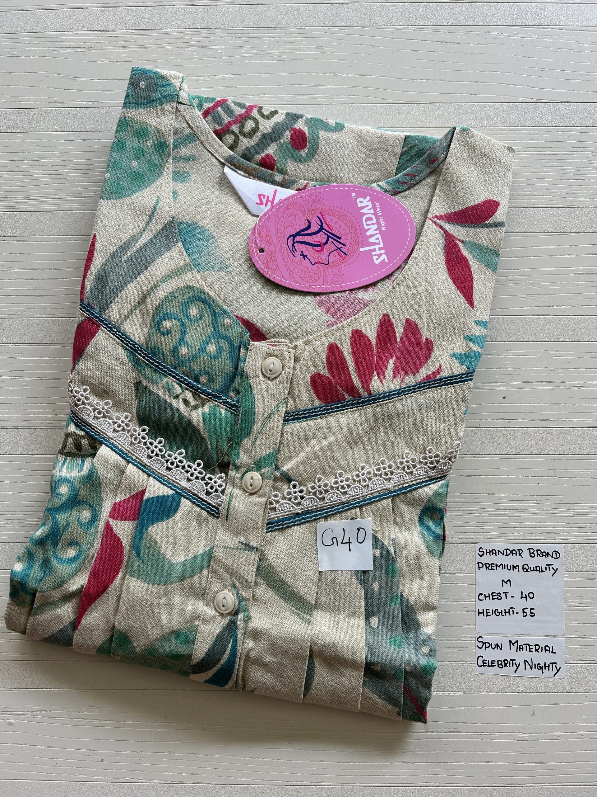 IMG_4487 00BB-SSS-013-Shandar Spun Nighty - Image 1