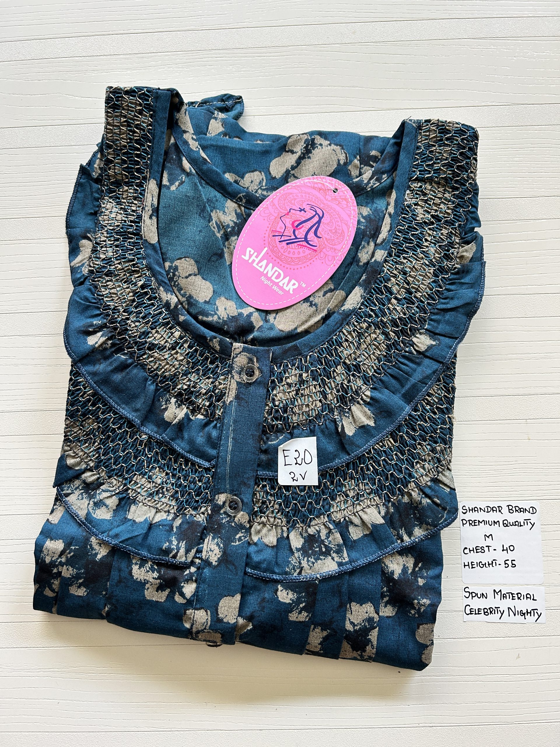 IMG_4523 00BB-SSS-004-Shandar Spun Nighty - Image 1