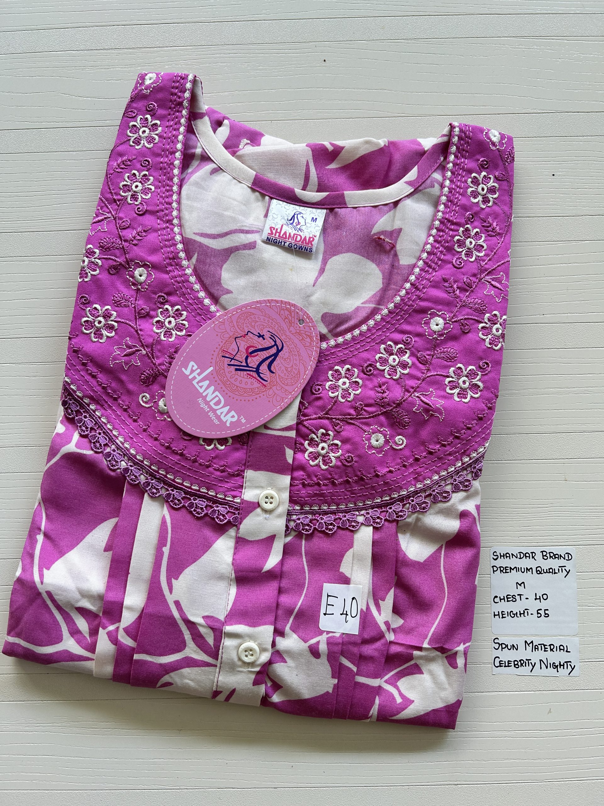 IMG_4530 00BB-SSS-002-Shandar Spun Nighty - Image 1