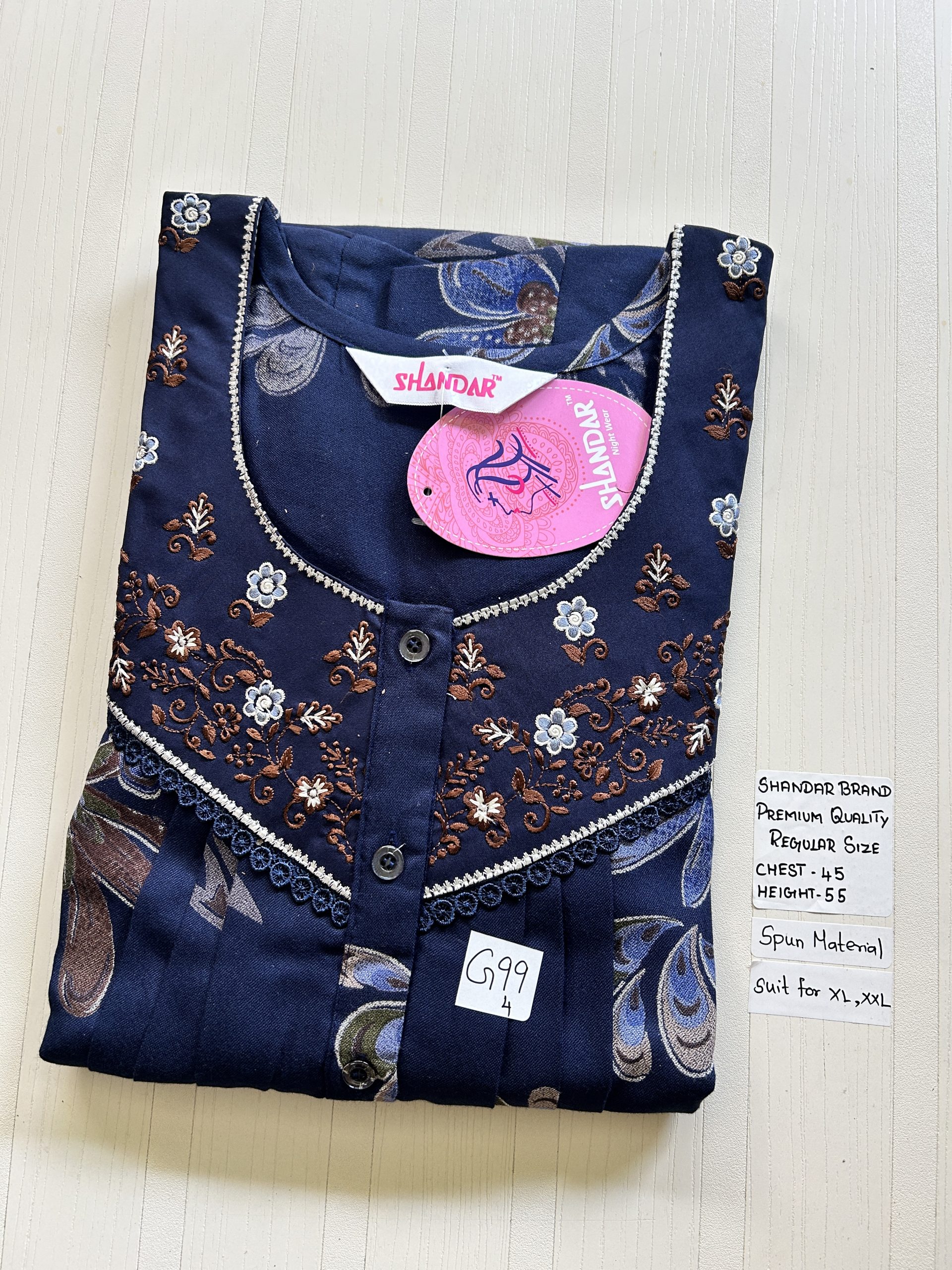 IMG_4764 00CC-SSS-049-Shandar Spun Nighty - Image 1