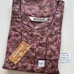 NNS-052-Spun Narmadha Zip Nighty