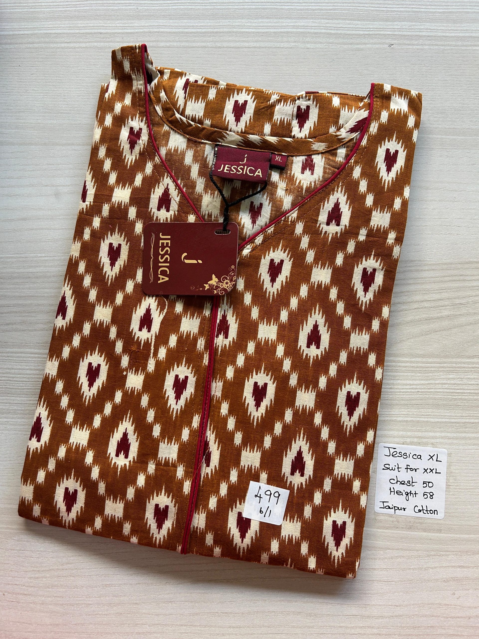 WhatsApp Image 2026-03-03 at 11.01.38 AM (2) JJZ-001-Jessica Zip Nighty - Image 1