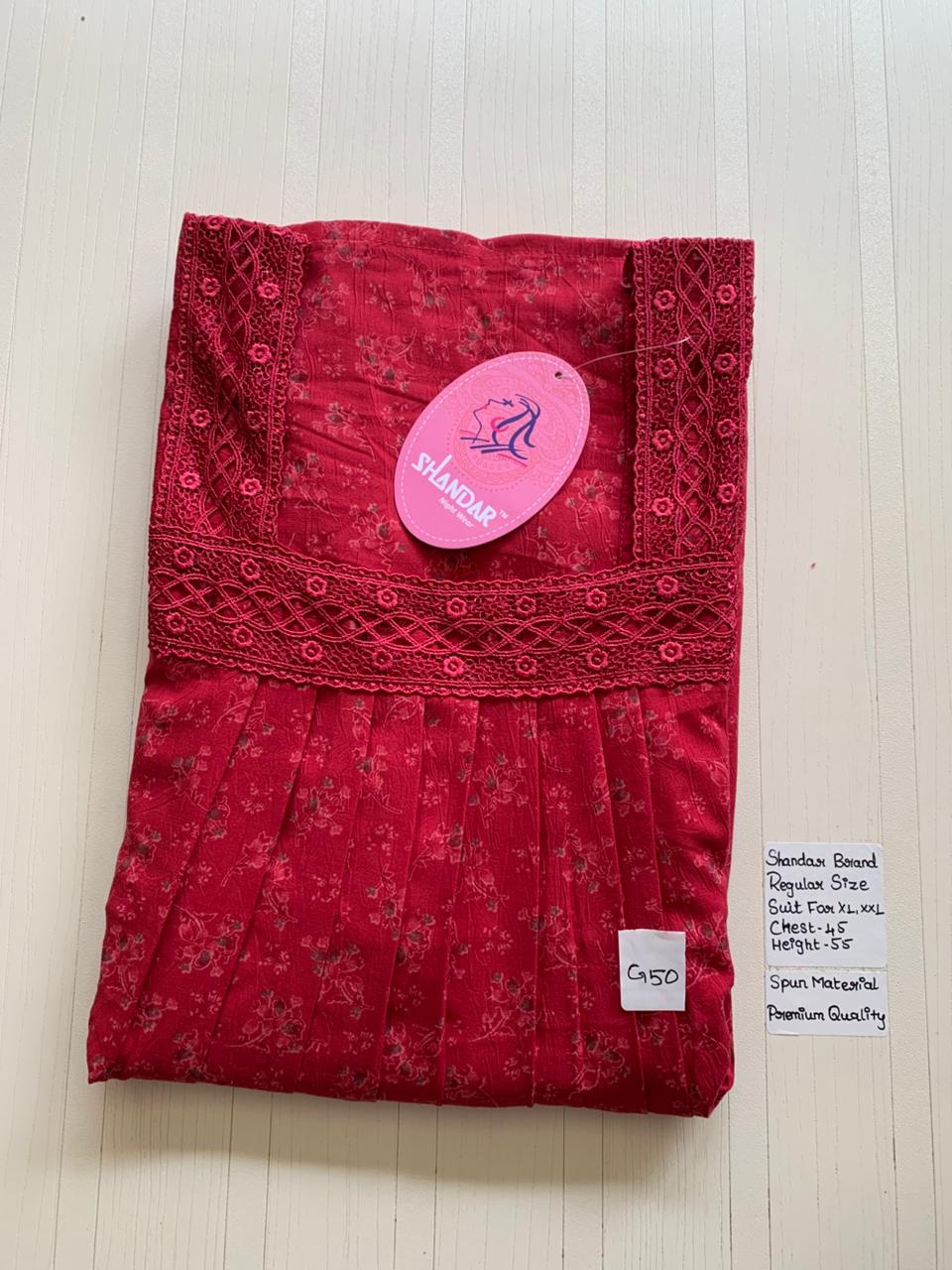 WhatsApp Image 2026-03-03 at 11.24.21 AM 00ASSF-232-SHANDAR FREE SIZE NIGHTY - Image 1