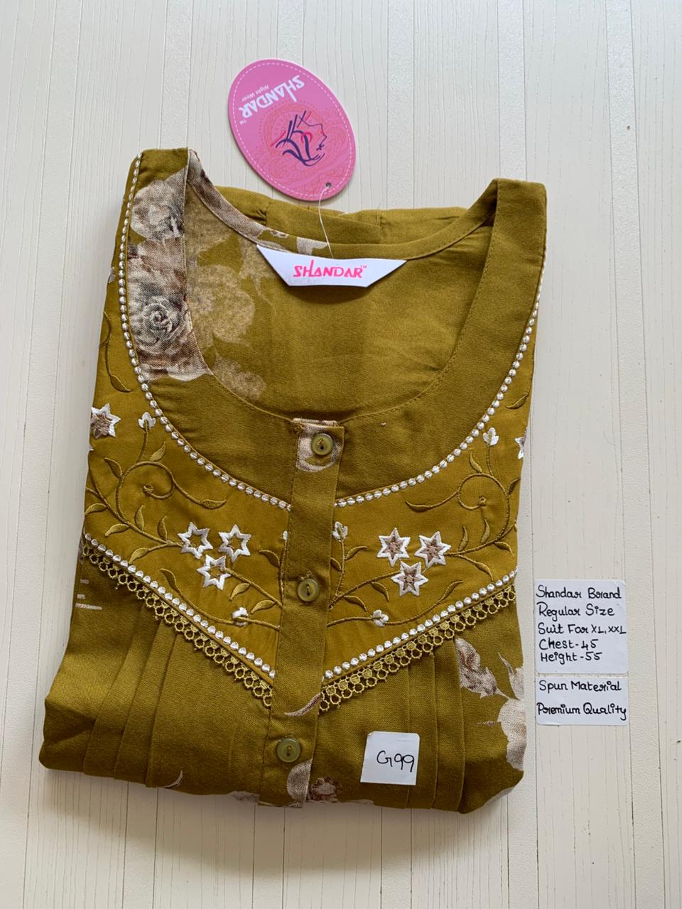 WhatsApp Image 2026-03-03 at 11.24.29 AM (1) 00ASSF-257-SHANDAR FREE SIZE NIGHTY - Image 1