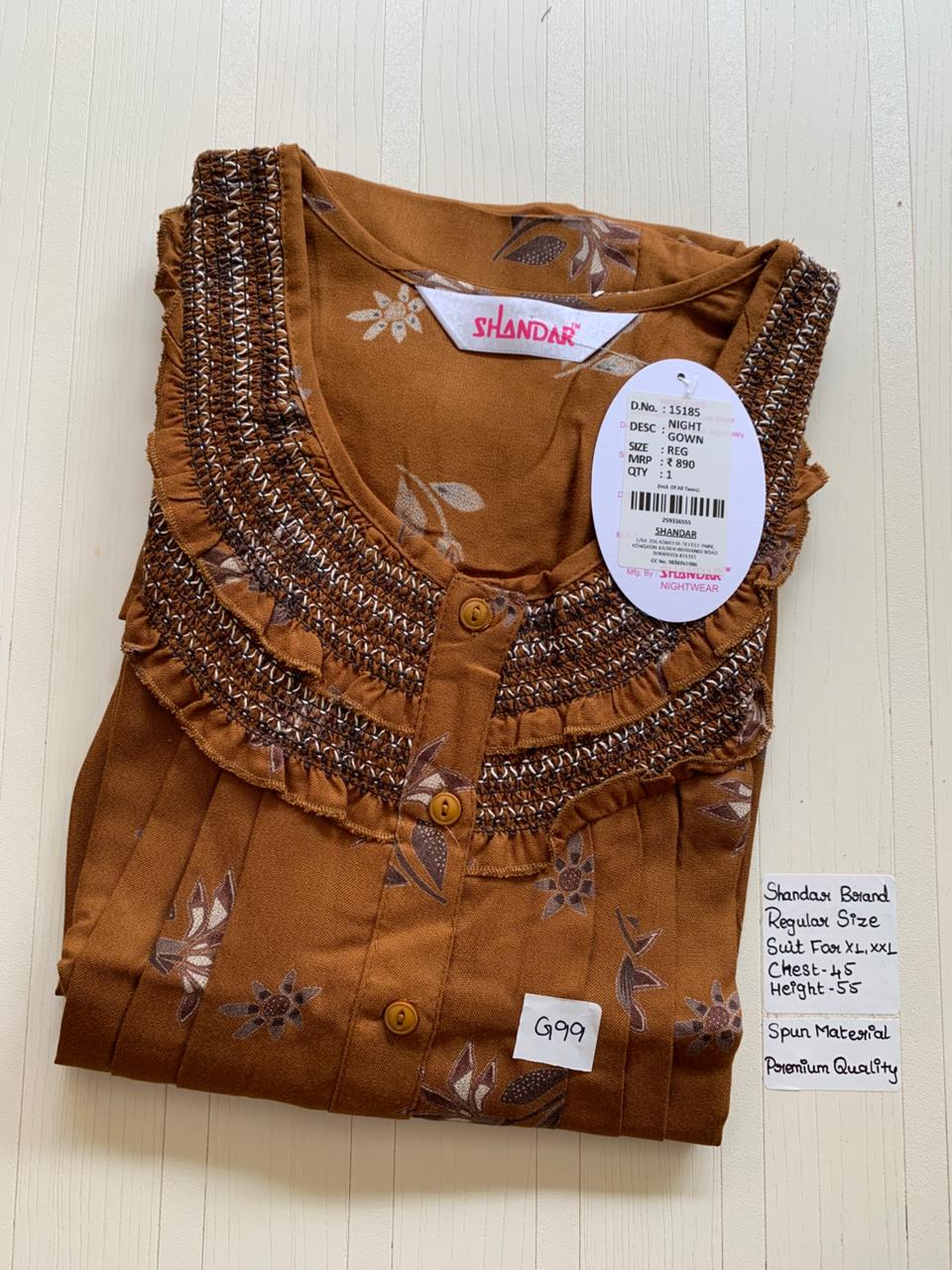 WhatsApp Image 2026-03-03 at 11.24.59 AM 00ASSF-267-SHANDAR FREE SIZE NIGHTY - Image 1