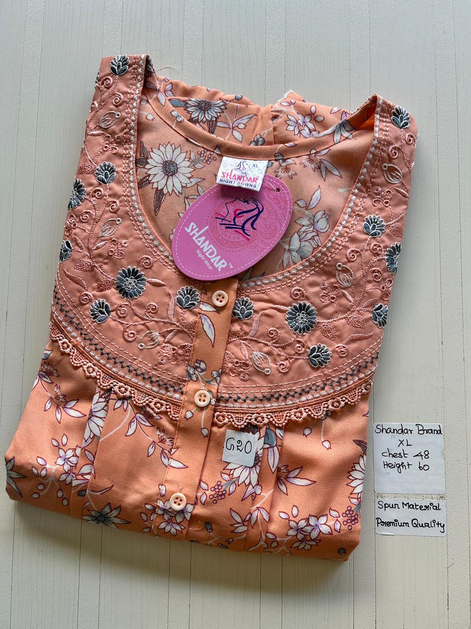 WhatsApp Image 2026-03-06 at 3.33.06 PM 00ASSXL-101-SHANDAR XL NIGHTY - Image 1