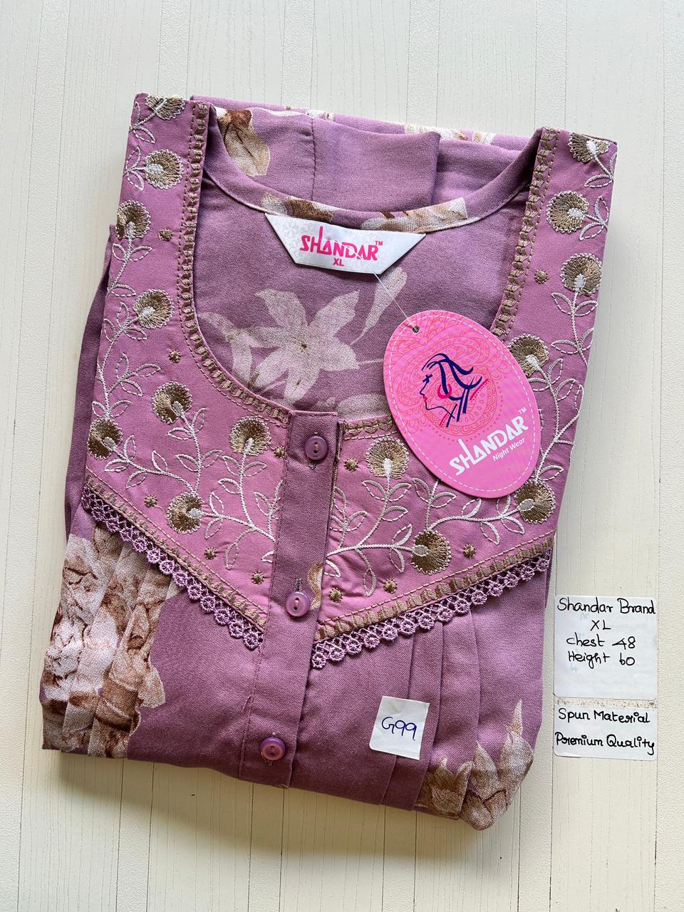 WhatsApp Image 2026-03-06 at 3.33.39 PM 00ASSXL-120-SHANDAR XL NIGHTY - Image 1