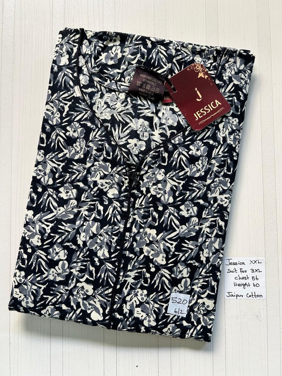 WhatsApp Image 2026-03-14 at 12.34.34 PM 00A-JJ-006- Height Jessica Zip Nighty - Image 1