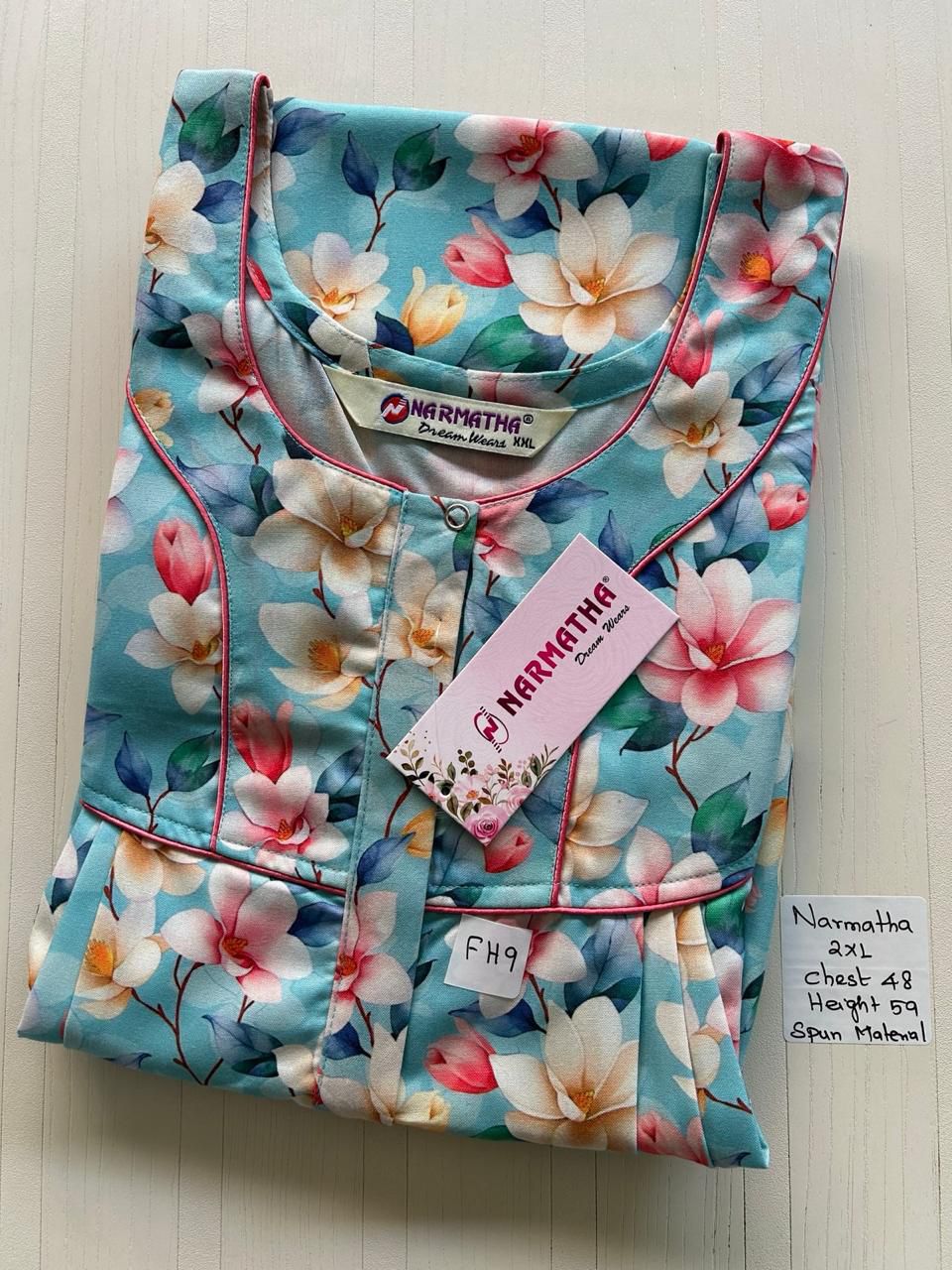 WhatsApp Image 2026-03-27 at 7.19.38 PM (2) 00N-NSZ-014-NARMADHA ZIP SPUN NIGHTY - Image 1