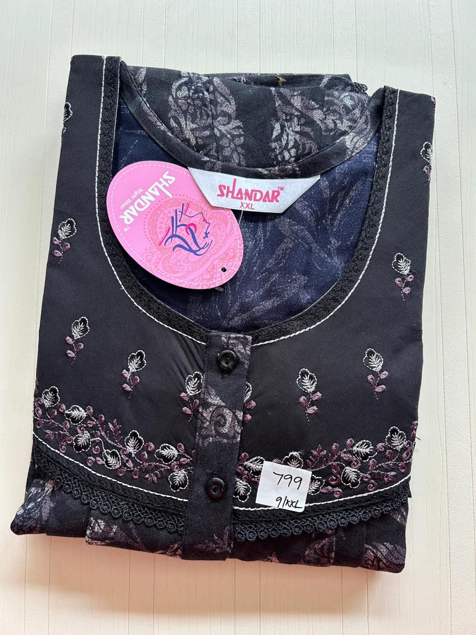 WhatsApp Image 2026-03-28 at 10.47.38 AM (1) 00CC-SSSH-067 - Height Shandar Spun Nighty - Image 1