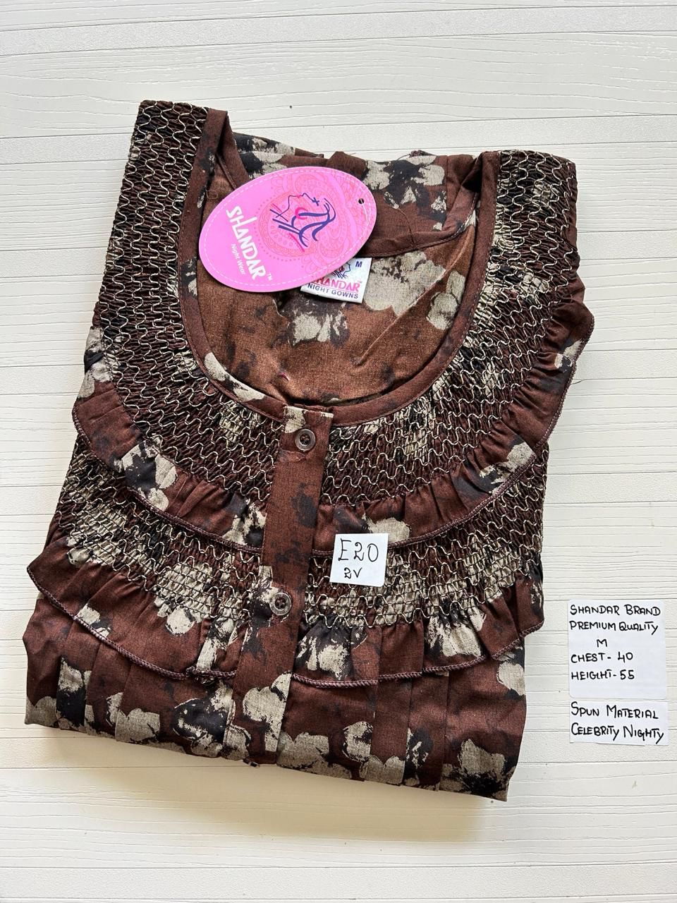 WhatsApp Image 2026-03-28 at 2.37.15 PM 00CC-SSS-154-Shandar Spun Nighty - Image 1