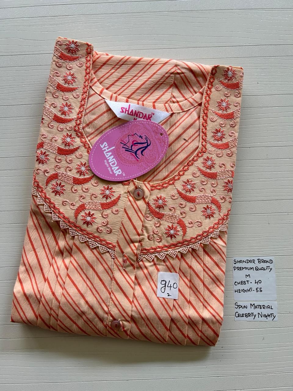 WhatsApp Image 2026-03-28 at 2.37.20 PM 00CC-SSS-166-Shandar Spun Nighty - Image 1