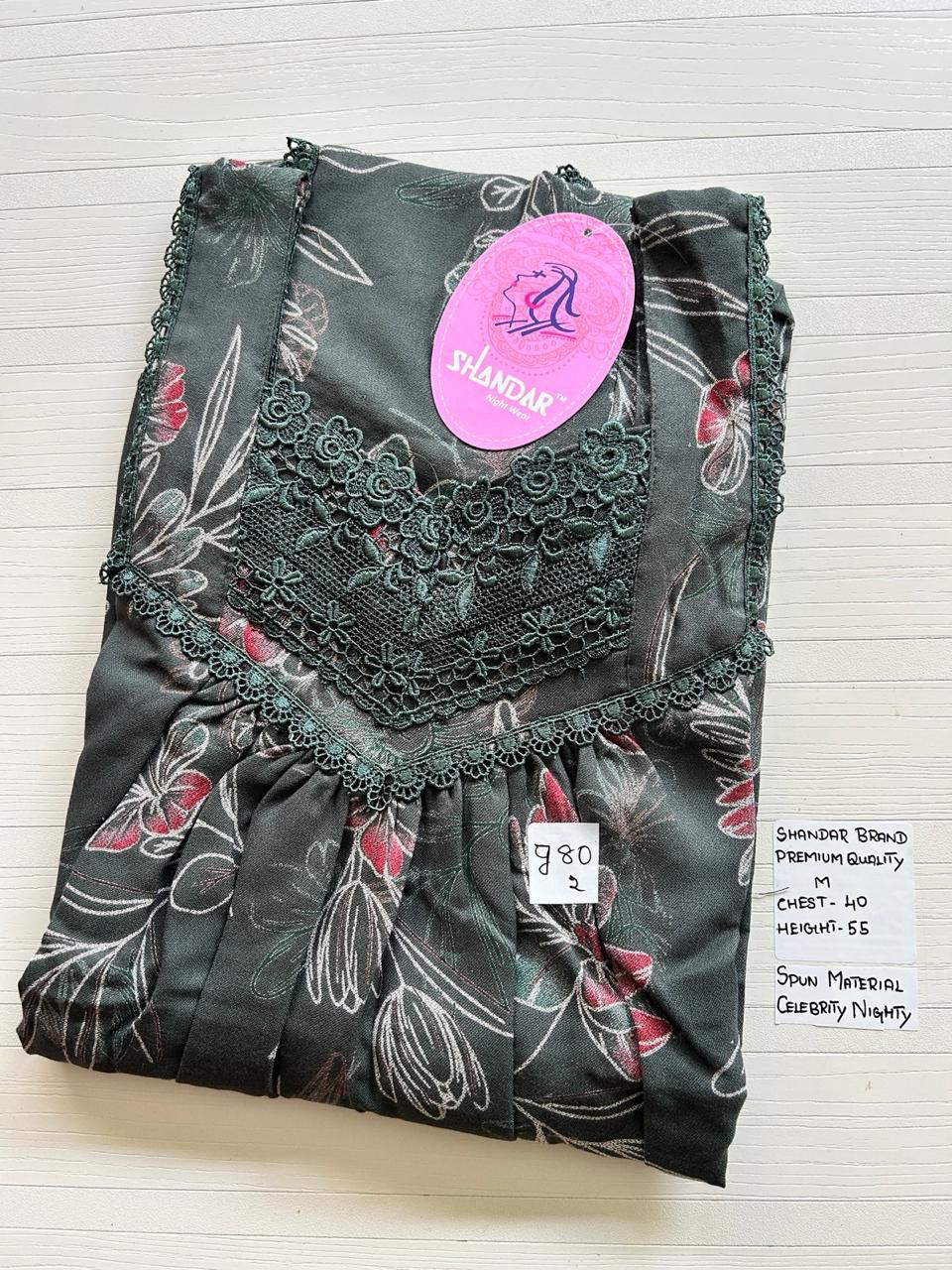 WhatsApp Image 2026-03-28 at 2.37.21 PM 00CC-SSS-167-Shandar Spun Nighty - Image 1