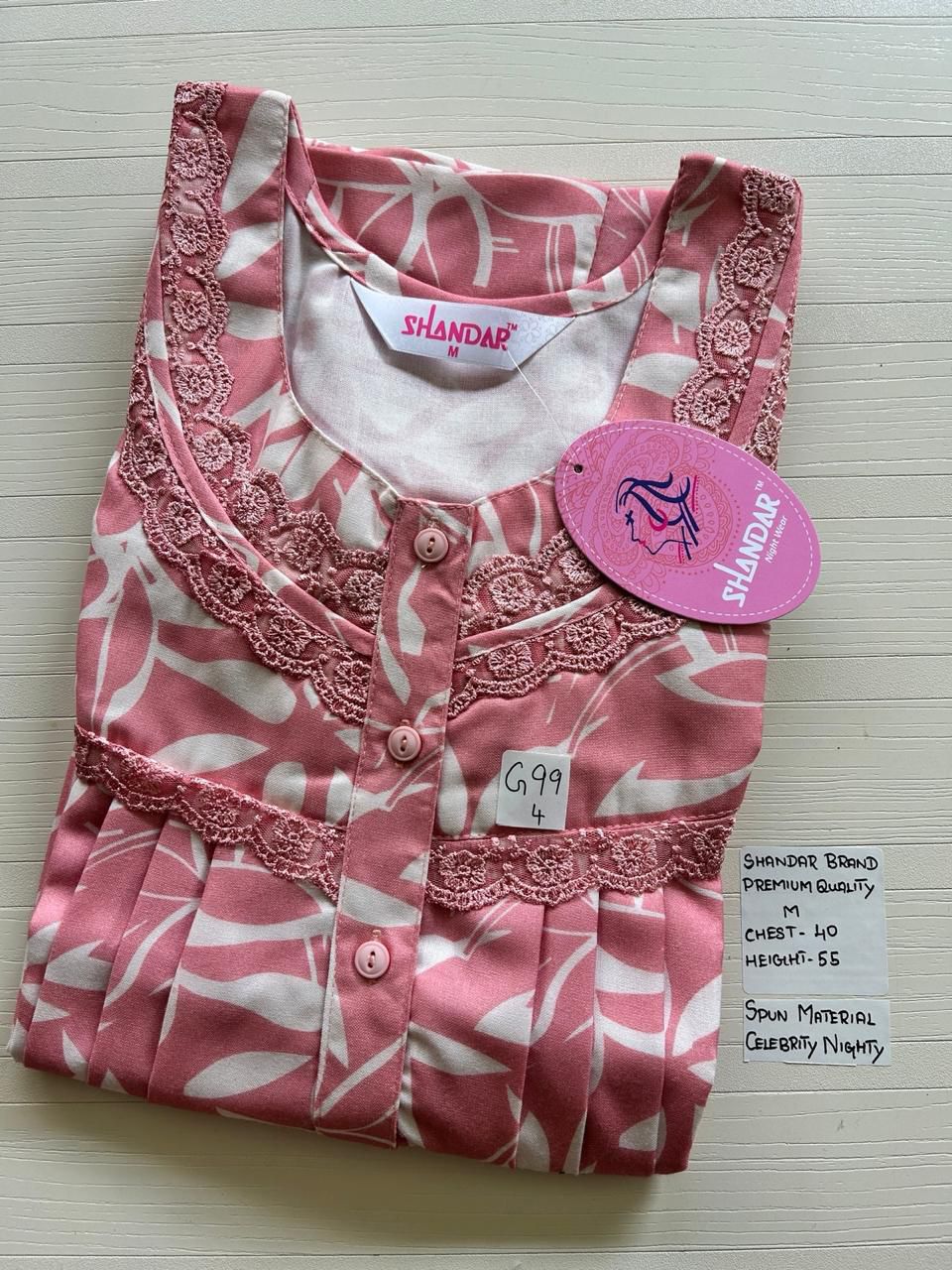 WhatsApp Image 2026-03-28 at 2.37.23 PM 00CC-SSS-170-Shandar Spun Nighty - Image 1