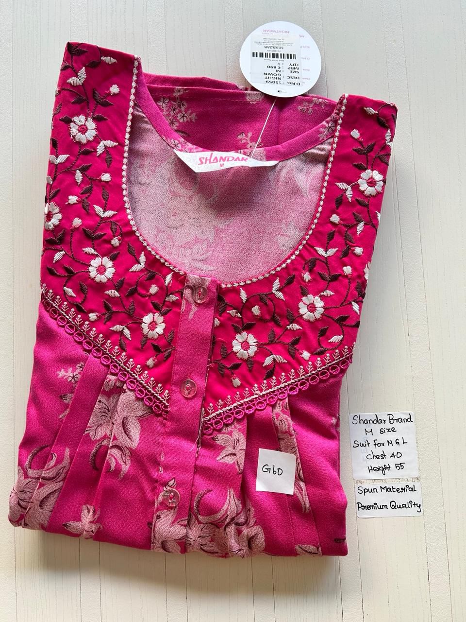 WhatsApp Image 2026-03-28 at 2.37.26 PM 00CC-SSS-178-Shandar Spun Nighty - Image 1