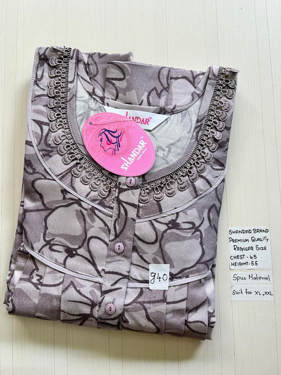 WhatsApp Image 2026-03-28 at 4.08.28 PM (3) 00CC-SSS-086-Shandar Spun Nighty - Image 1