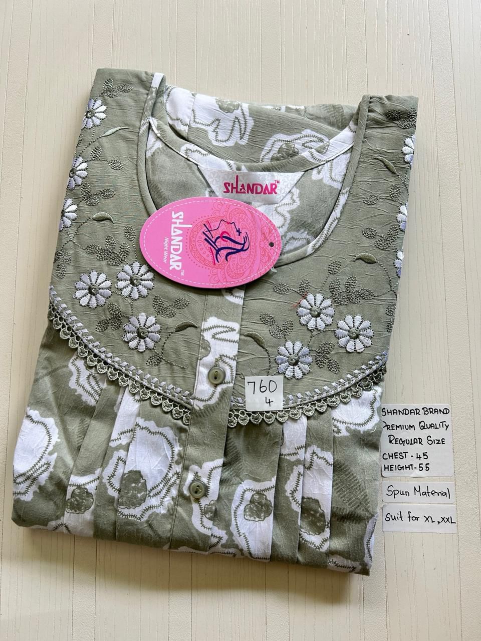 WhatsApp Image 2026-03-28 at 4.08.30 PM (1) 00CC-SSS-085-Shandar Spun Nighty - Image 1