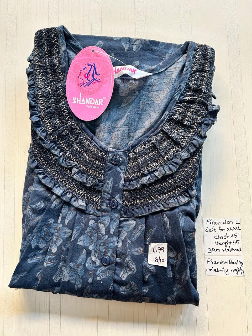 WhatsApp Image 2026-03-28 at 4.09.35 PM (1) 00CC-SSS-059-Shandar Spun Nighty - Image 1