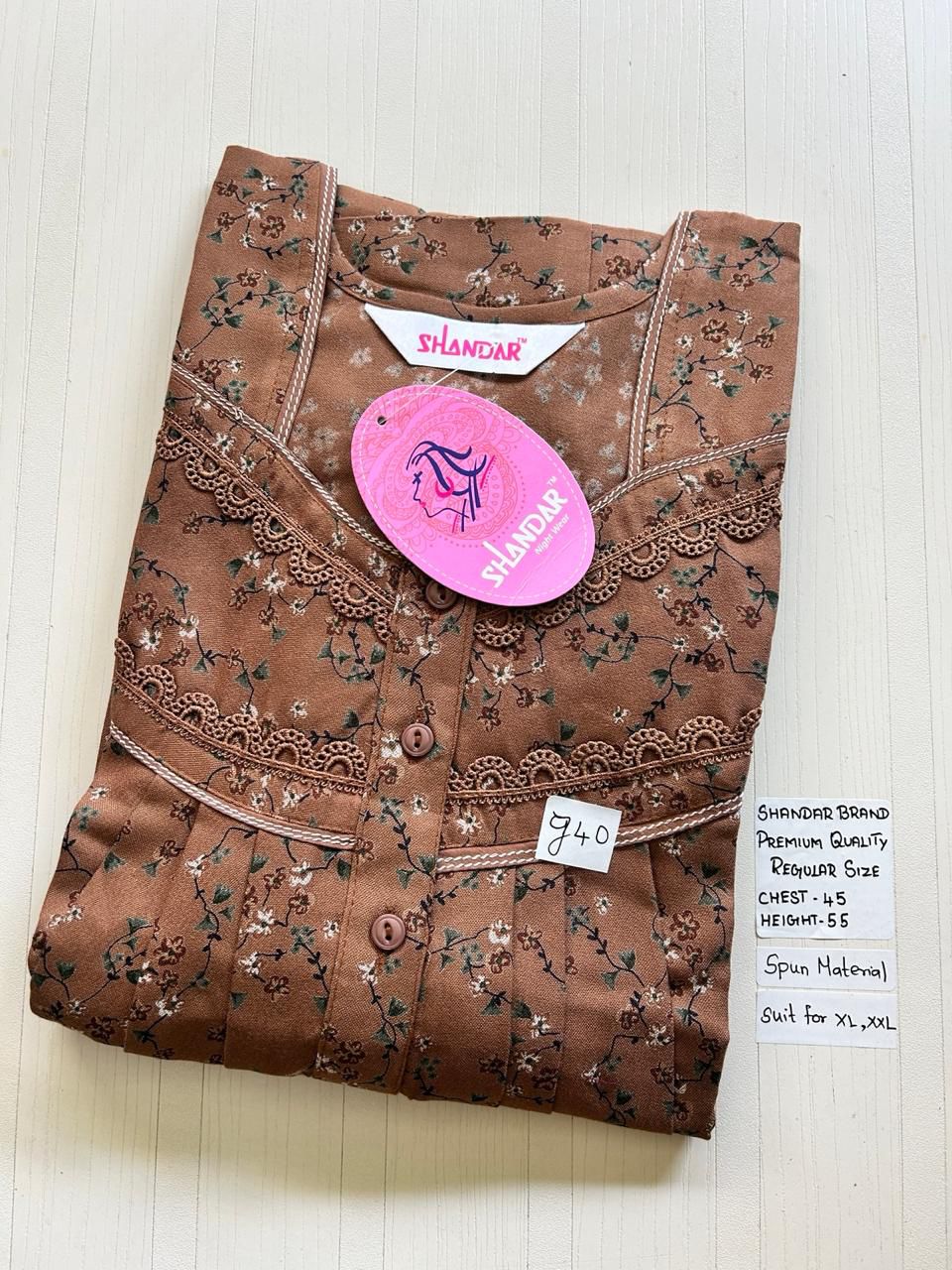 WhatsApp Image 2026-03-28 at 4.10.16 PM (1) 00CC-SSS-116-Shandar Spun Nighty - Image 1