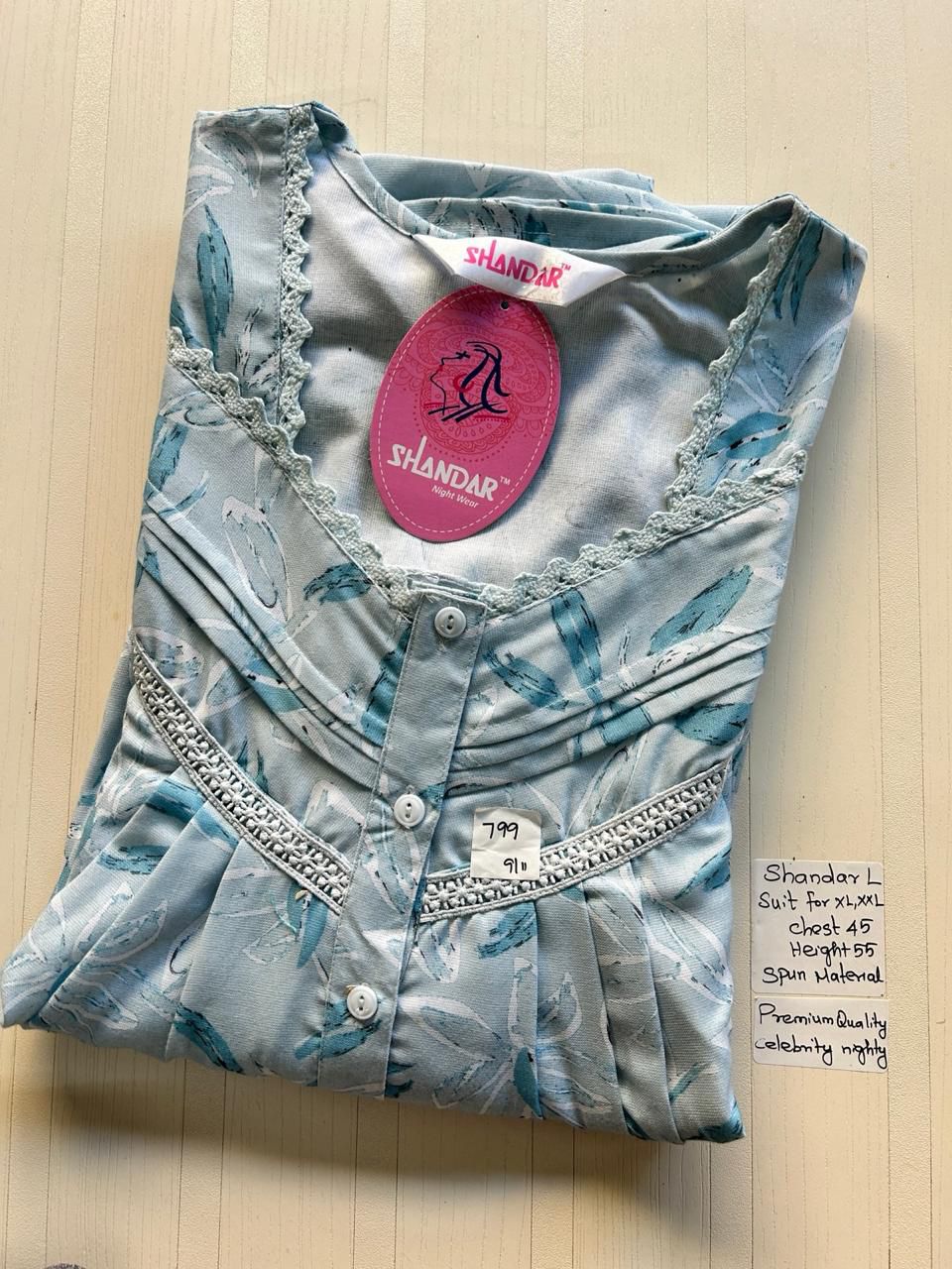 WhatsApp Image 2026-03-28 at 4.11.19 PM 00CC-SSS-141-Shandar Spun Nighty - Image 1