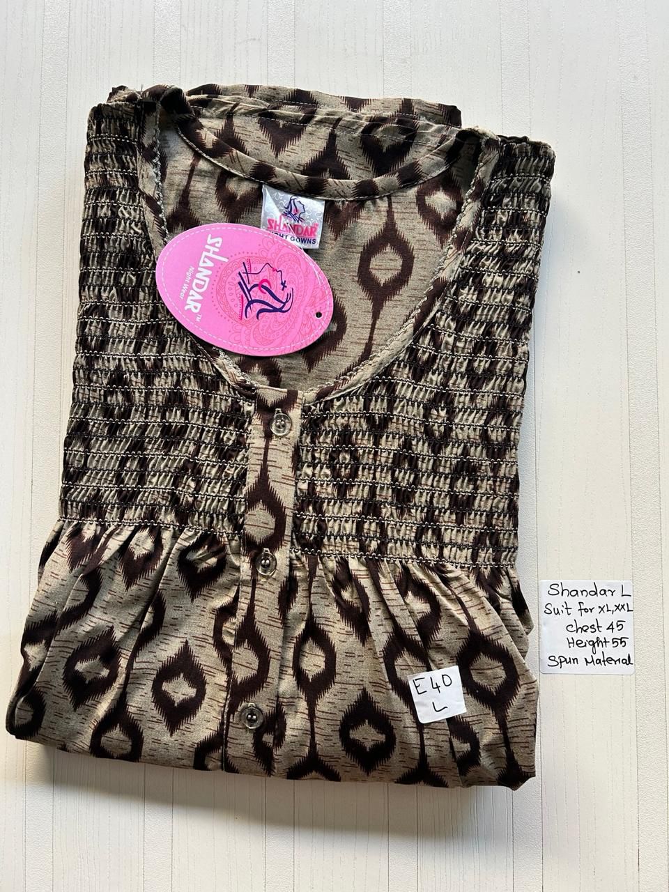 WhatsApp Image 2026-03-28 at 4.11.30 PM (1) 00CC-SSS-149-Shandar Spun Nighty - Image 1