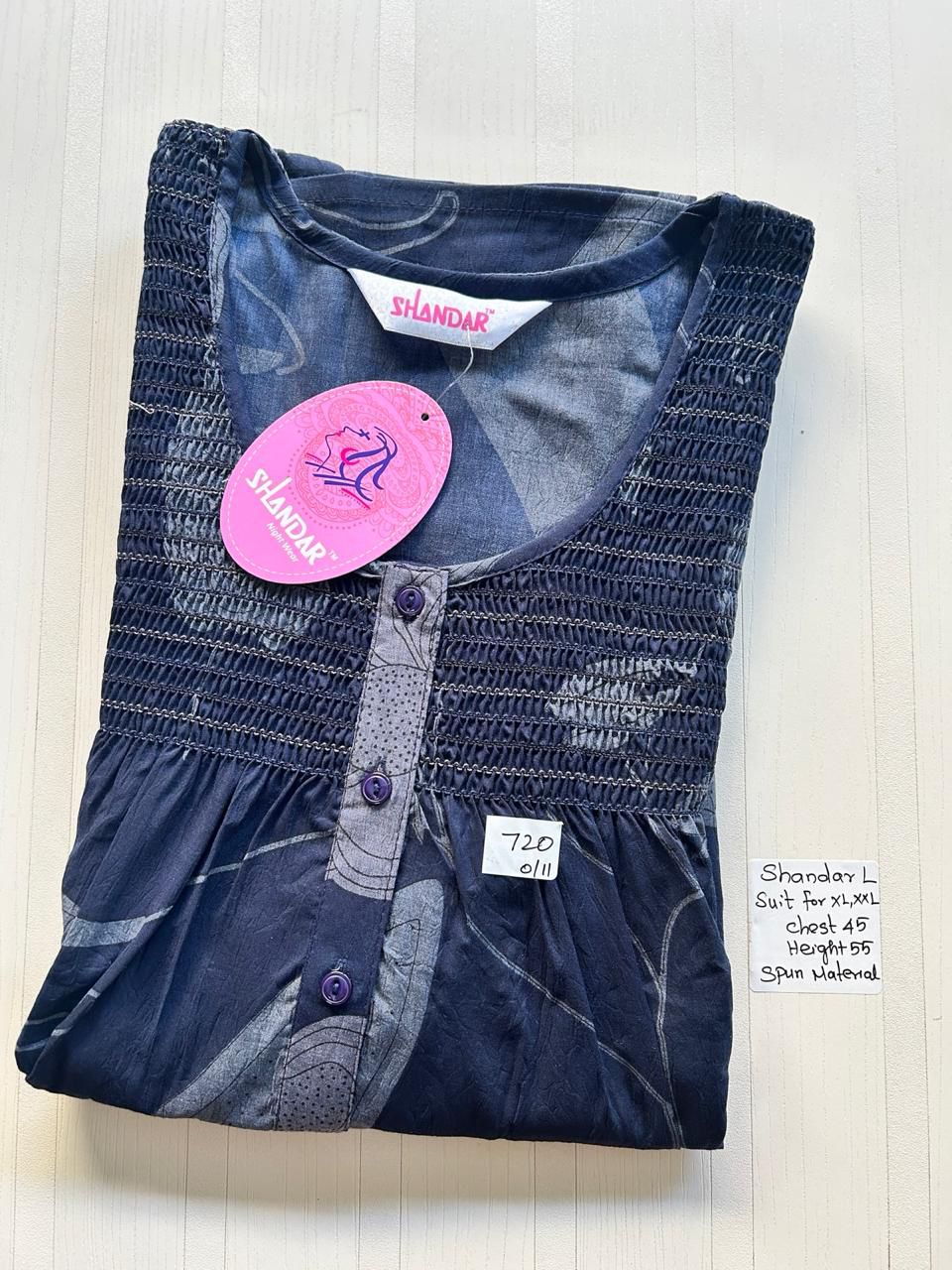 WhatsApp Image 2026-03-28 at 4.11.31 PM 00CC-SSS-135-Shandar Spun Nighty - Image 1