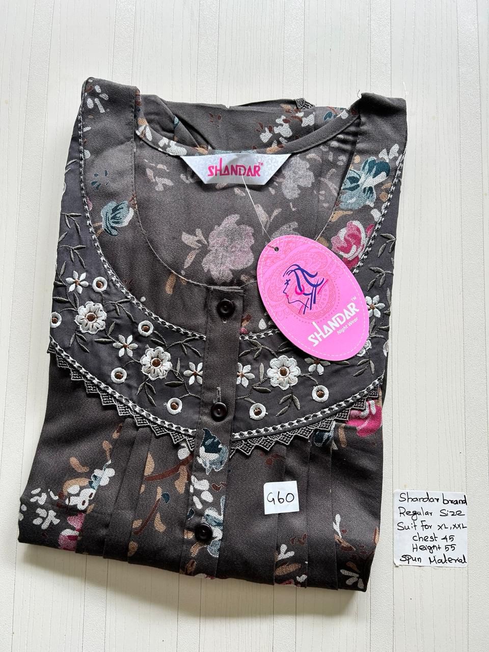 WhatsApp Image 2026-03-28 at 4.11.34 PM (1) 00CC-SSS-123-Shandar Spun Nighty - Image 1