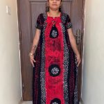 00AA-PEPNZ-502-Peacock Pleats No Ziip Batik Nighty