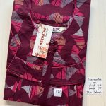 00N-NCZ-008-NARMADHA ZIP PURE COTTON NIGHTY