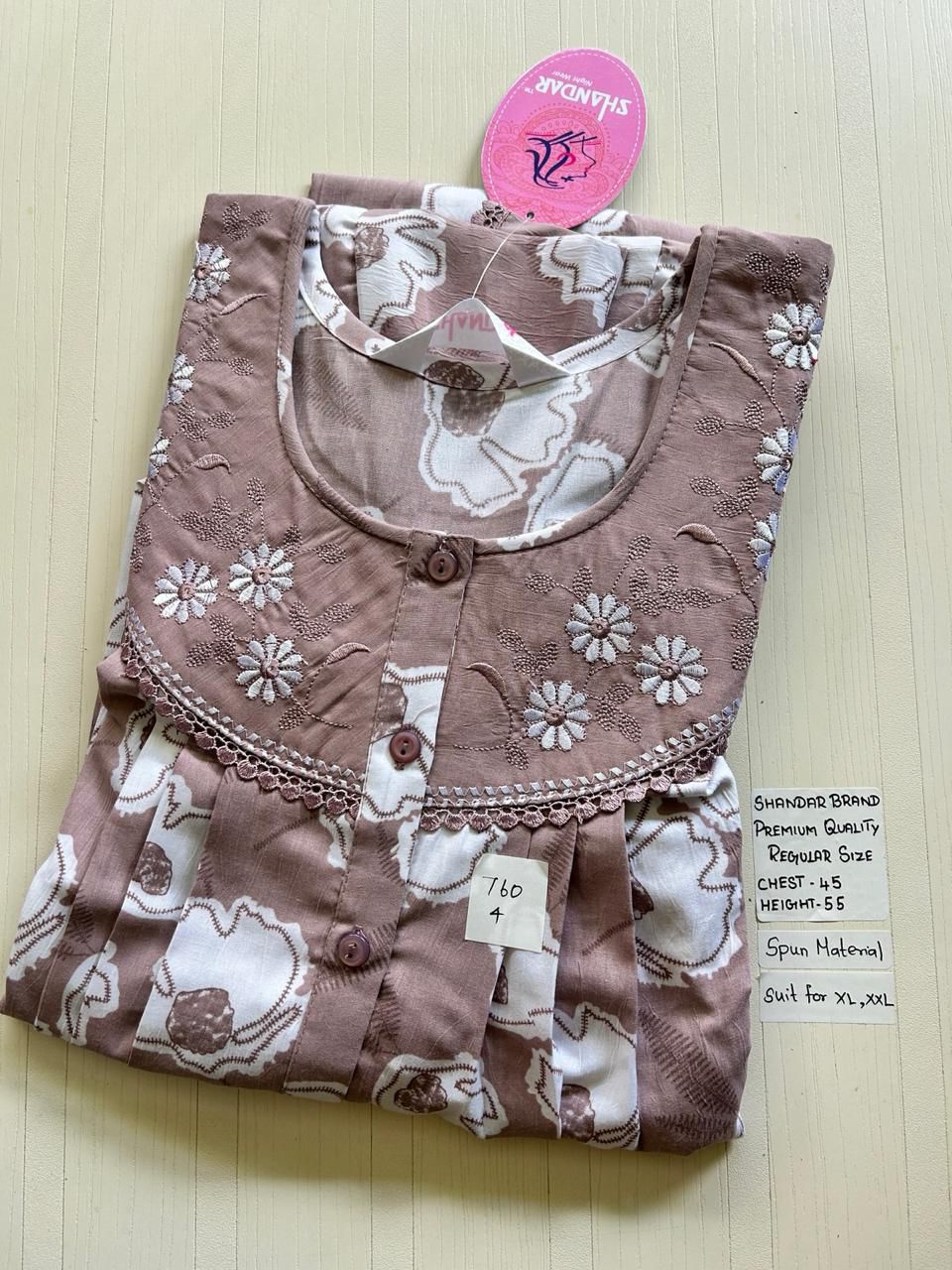 WhatsApp Image 2026-03-30 at 4.11.53 PM 00CC-SSS-184-Shandar Spun Nighty - Image 1