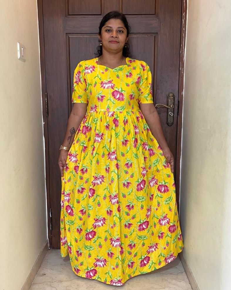 WhatsApp Image 2026-03-31 at 10.18.18 AM (1) 00AA-PQMF-005-Peacock Maxi Frock - Image 1