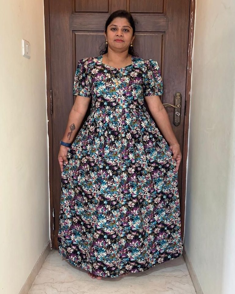 WhatsApp Image 2026-03-31 at 10.19.51 AM 00AA-PQMF-037-Peacock Maxi Frock - Image 1