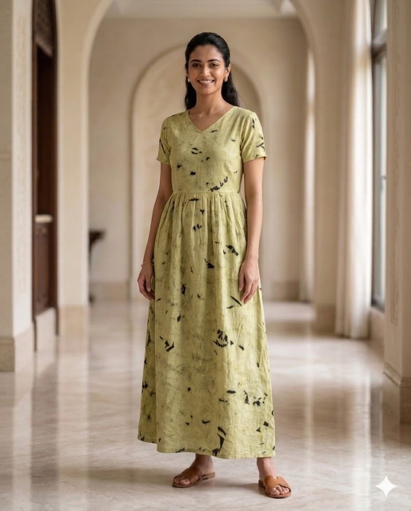 WhatsApp Image 2026-04-16 at 3.21.57 PM (3) AA0913 Peacock Frock (clearance sale) - Image 1