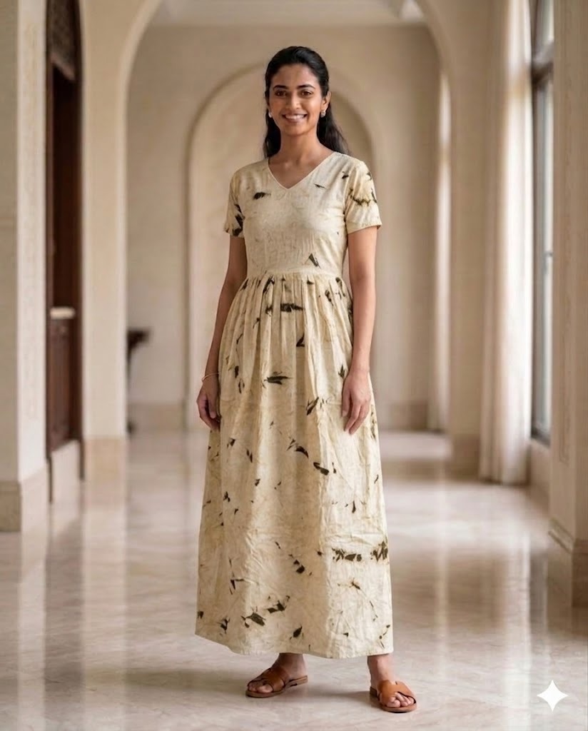 WhatsApp Image 2026-04-16 at 3.21.57 PM (4) AA0911 Peacock Frock (clearance sale) - Image 1