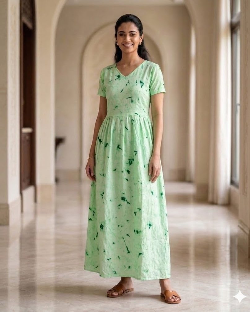 WhatsApp Image 2026-04-16 at 3.21.57 PM AA0906 Peacock Frock (clearance sale) - Image 1