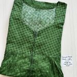 AA0250 Peacock Pleats zip