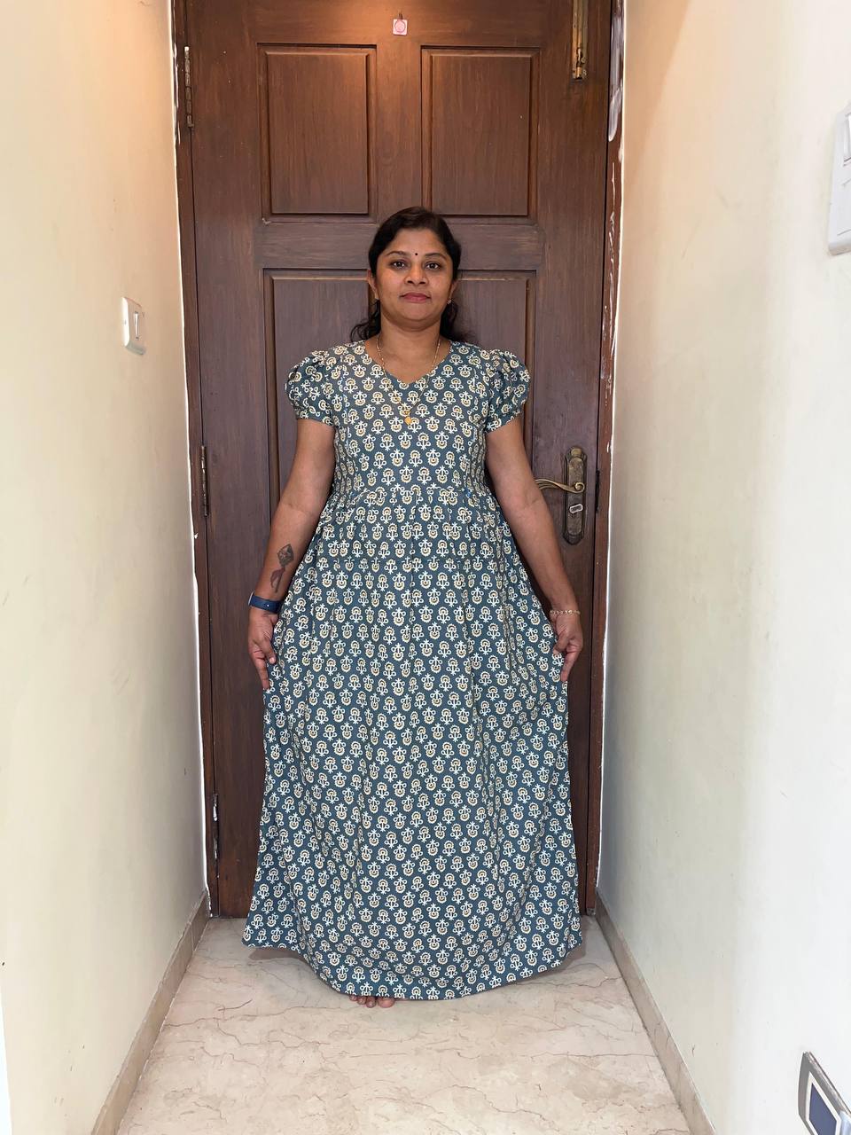 product-0.jpg AA1119 Peacock Feeding Frockk