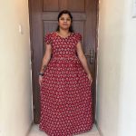 AA1121 Peacock Feeding Frockk