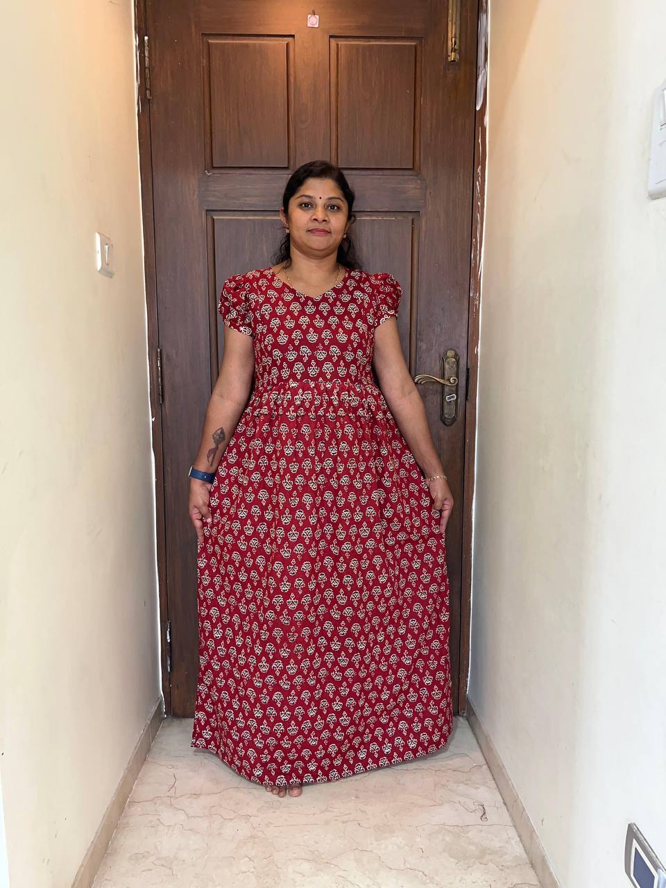 product-0.jpg AA1121 Peacock Feeding Frockk