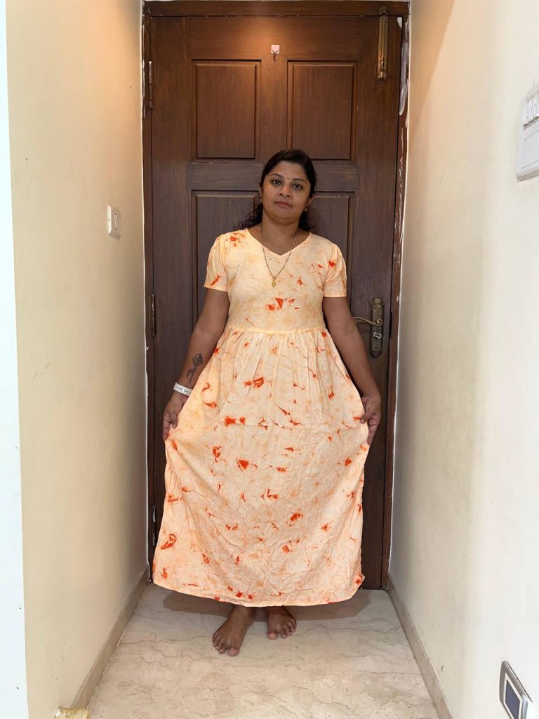 AA0908 Peacock Frock (clearance sale)