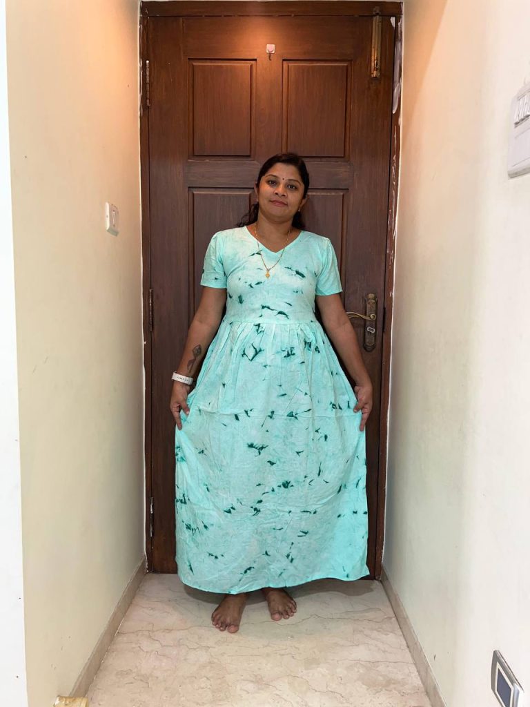 AA0909 Peacock Frock (clearance sale)