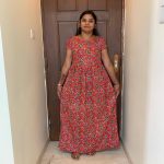 AA1130 Height Peacock feeding frockk