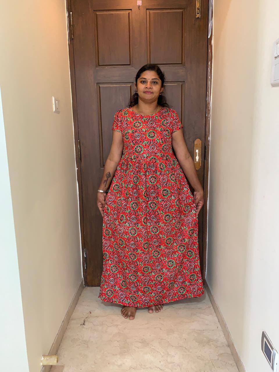 product-0.jpg AA1130 Height Peacock feeding frockk