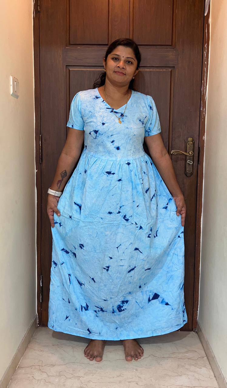 AA0905 Peacock Frock (clearance sale)